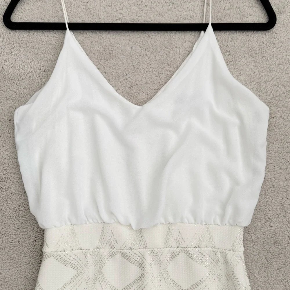 ASOS TFNC London White Bodycon Dress Small - Picture 6 of 15